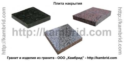 плита накрытия